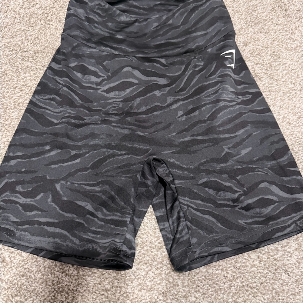 Gymshark Charcoal and Black Athletic Shorts